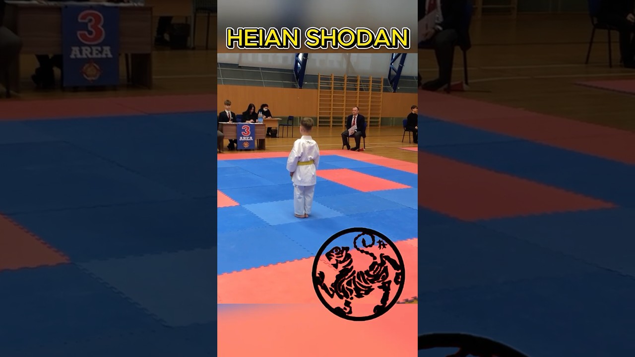 🥋Heian shodan by 6 year old boy🥋Full kata🤜Karate kata #karate #shotokan #kata #martialarts