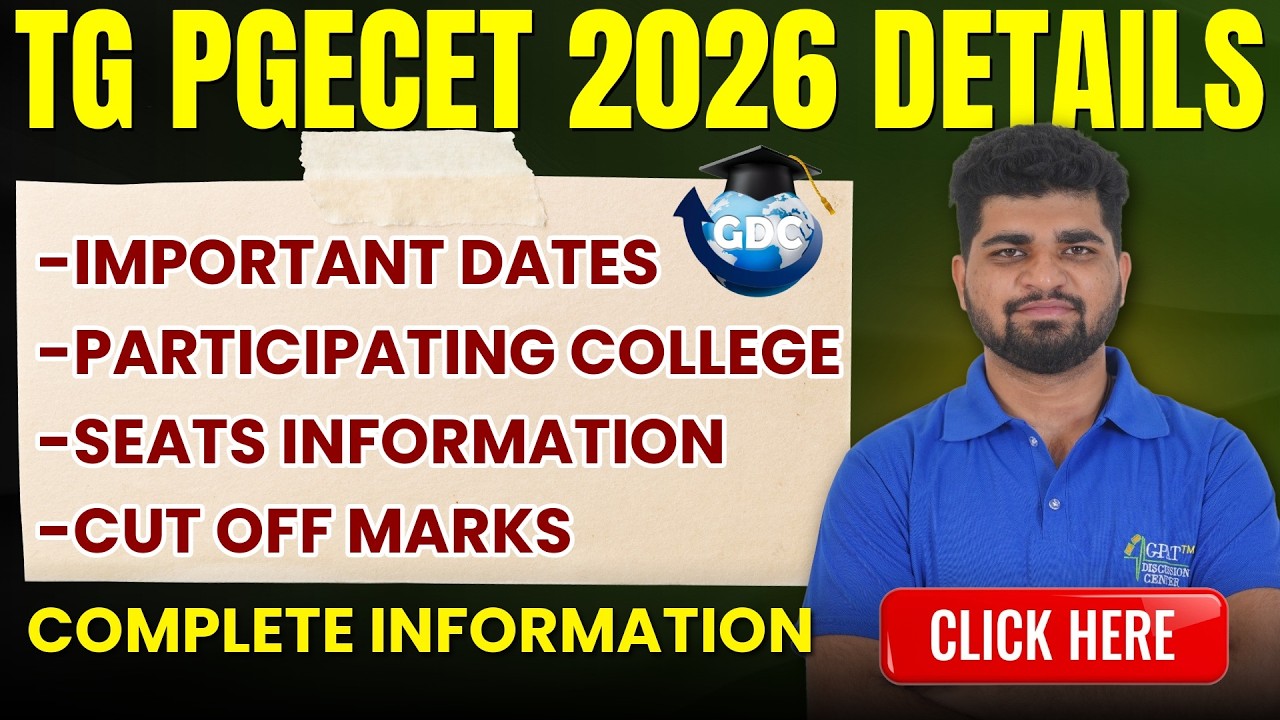 Полное руководство по TG PGECET 2026 🔥 Даты | Колледжи | Места | Проходные баллы #TGPgecet2026 #T...
