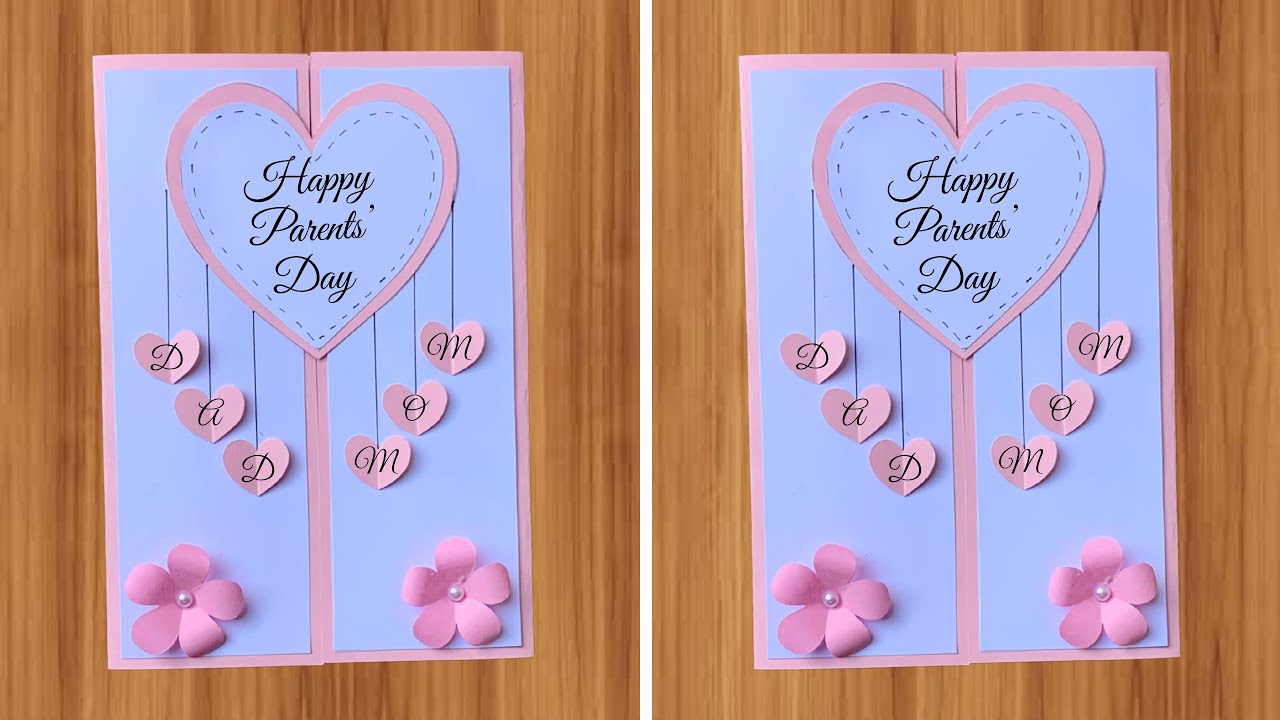 DIY Parents&rsquo; Day Card | Handmade Greeting Card for Mom & Dad