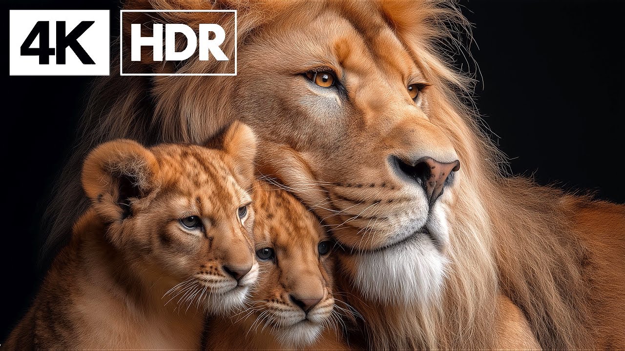 ANIMAL FAMILY LIFE in the WILD 🦁 Cutest Moments in 4K ULTRA HD