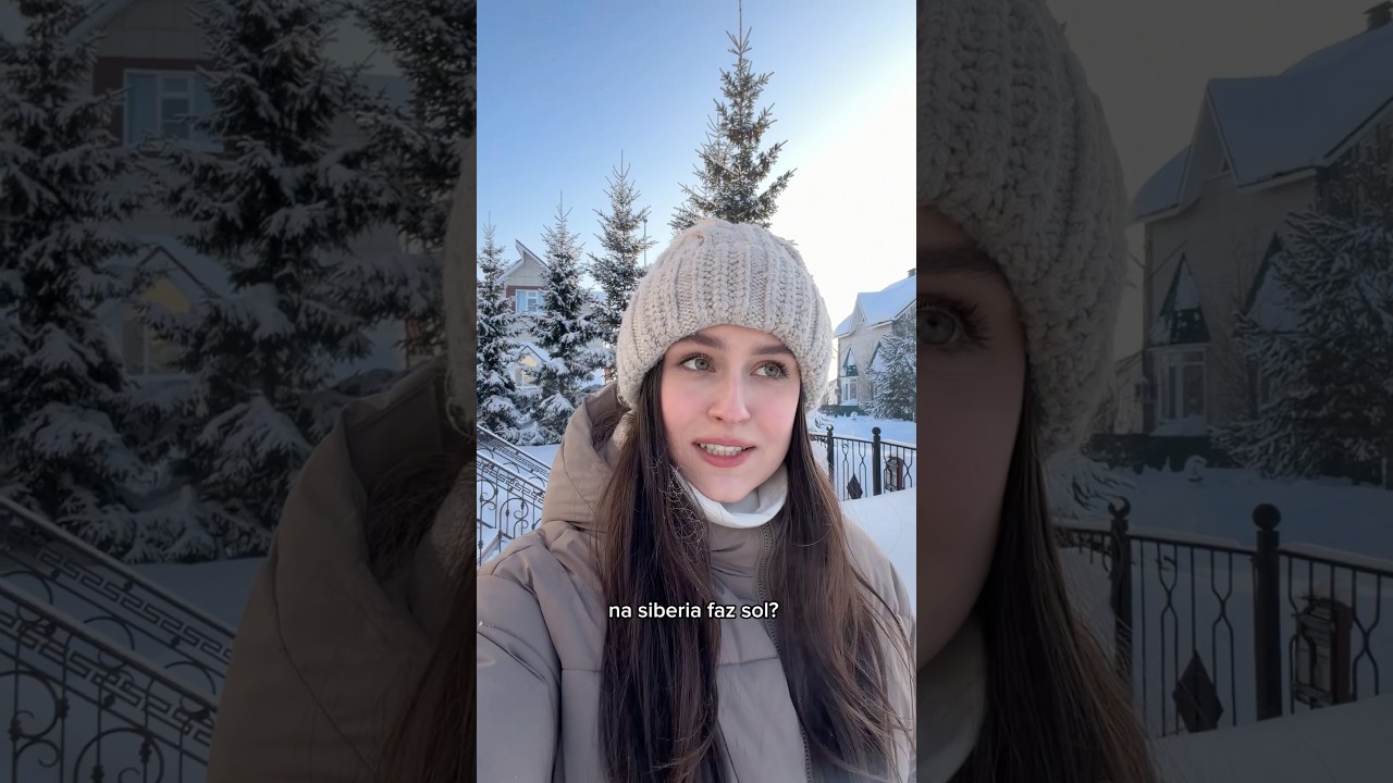 Esperava por essa? 🥶#gringa #brasil #russa #russia #siberia
