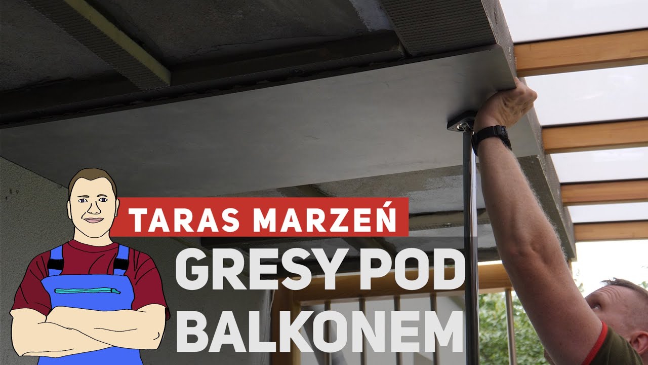 Jak położyłem duże płytki pod balkonem - Taras marzeń (6)