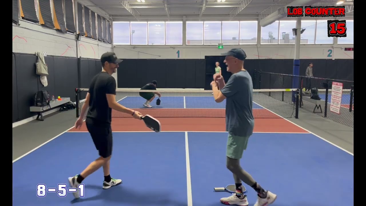 We Tried the Lob Shot All Match… Did It Work? - 3.5+ DUPR Pickleball