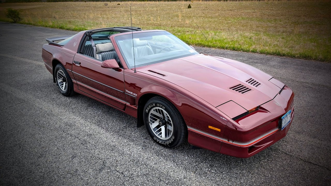 Amazing 1 Owner Low Mileage 1985 Pontiac Trans Am For Sale~Leather~T-Tops & Loaded with Options!