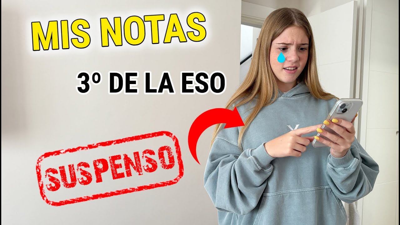 REACCIONANDO A MIS NOTAS DE 3º DE LA ESO! SUSPENDO DANIELA GO