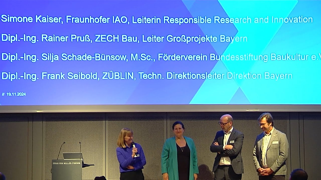 Preisverleihung des Hochschulpreises 2025 im Oscar von Miller Forum in München