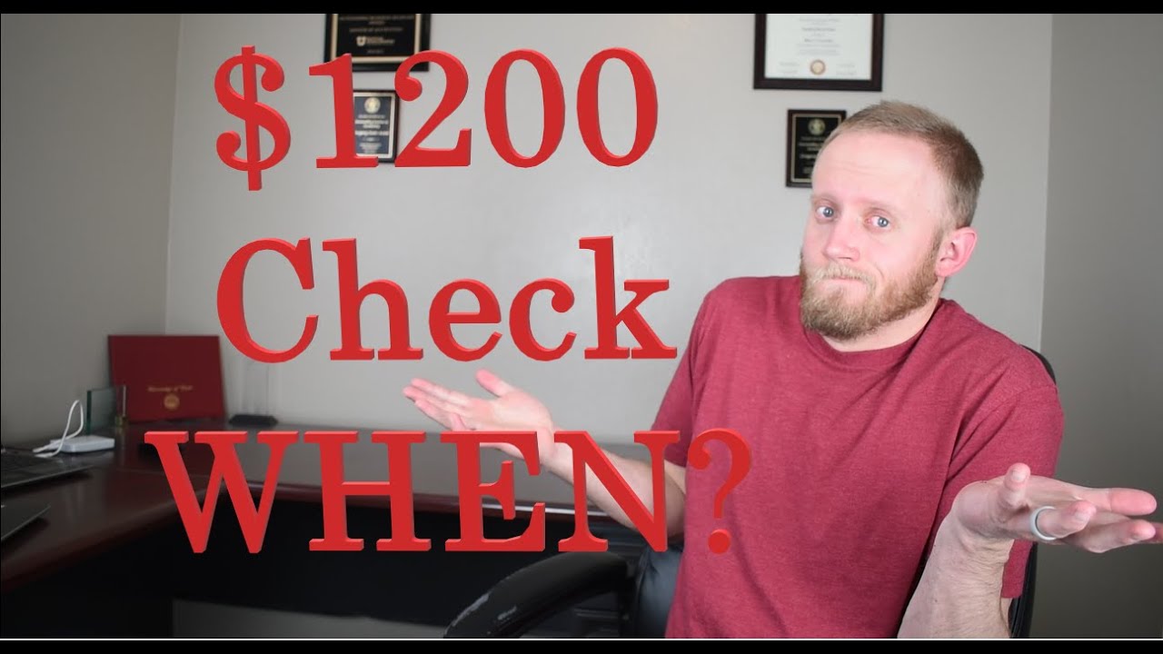 $1200 Stimulus Check Pt 2. When Will I Get it? How To Get It Quicker.