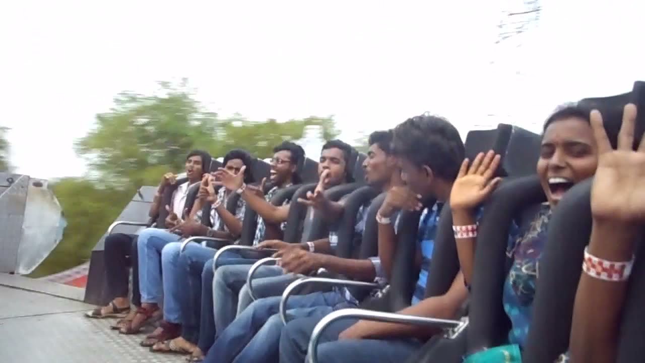 Centrox ride in Queensland theme park chennai