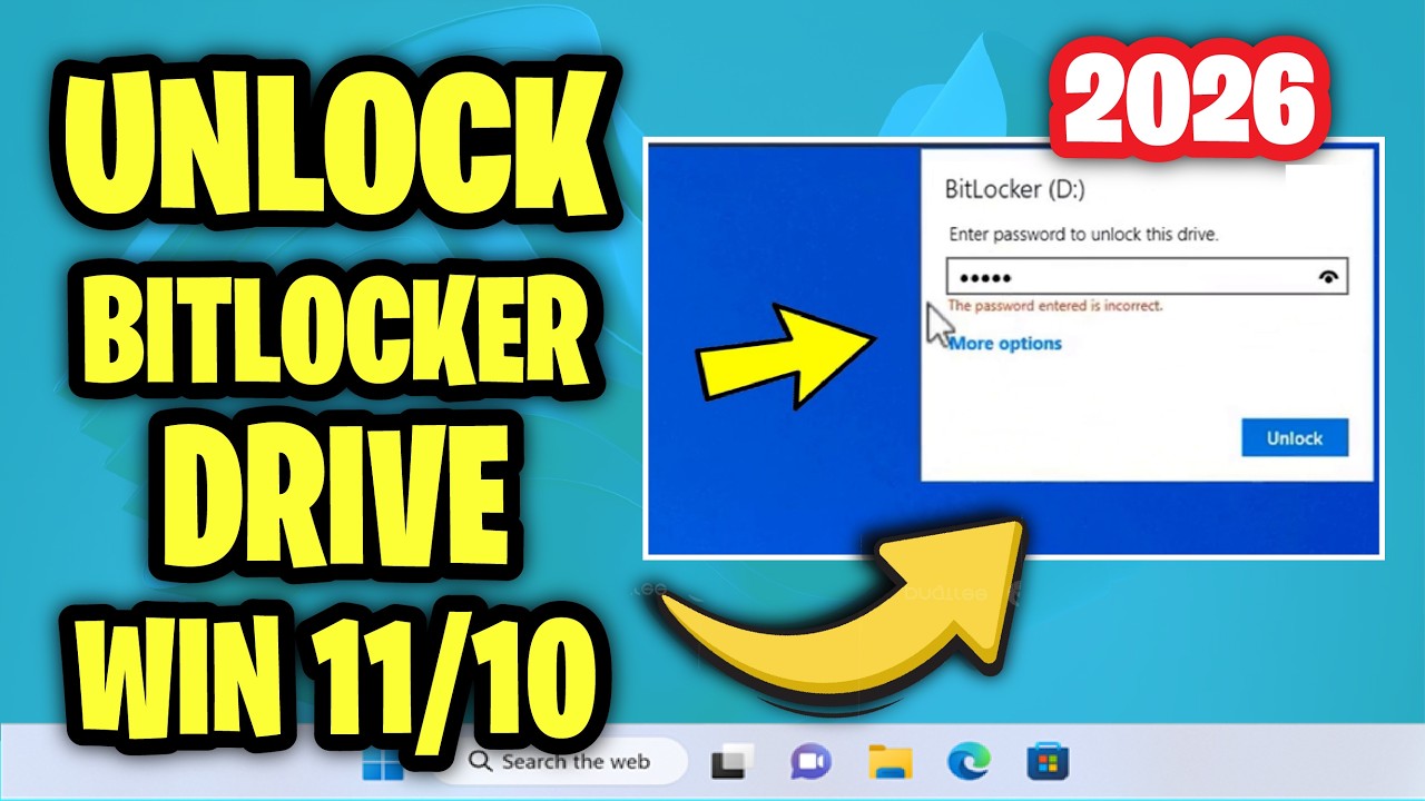 How to Unlock BitLocker Drive if you forgot your password in Windows 11 / 10 / 8 / 7
