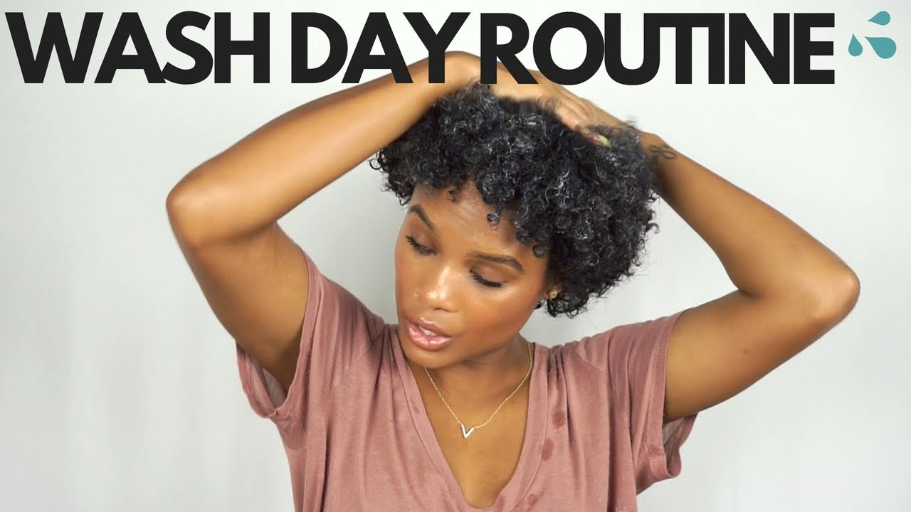 WASH DAY ROUTINE FOR NATURAL CURLY HAIR || Alyssa Marie
