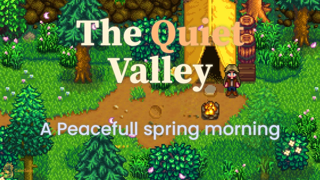 The Quiet Valley – Ep.1: A Peaceful Spring Morning 🌸 | Stardew Valley ASMR No Commentary