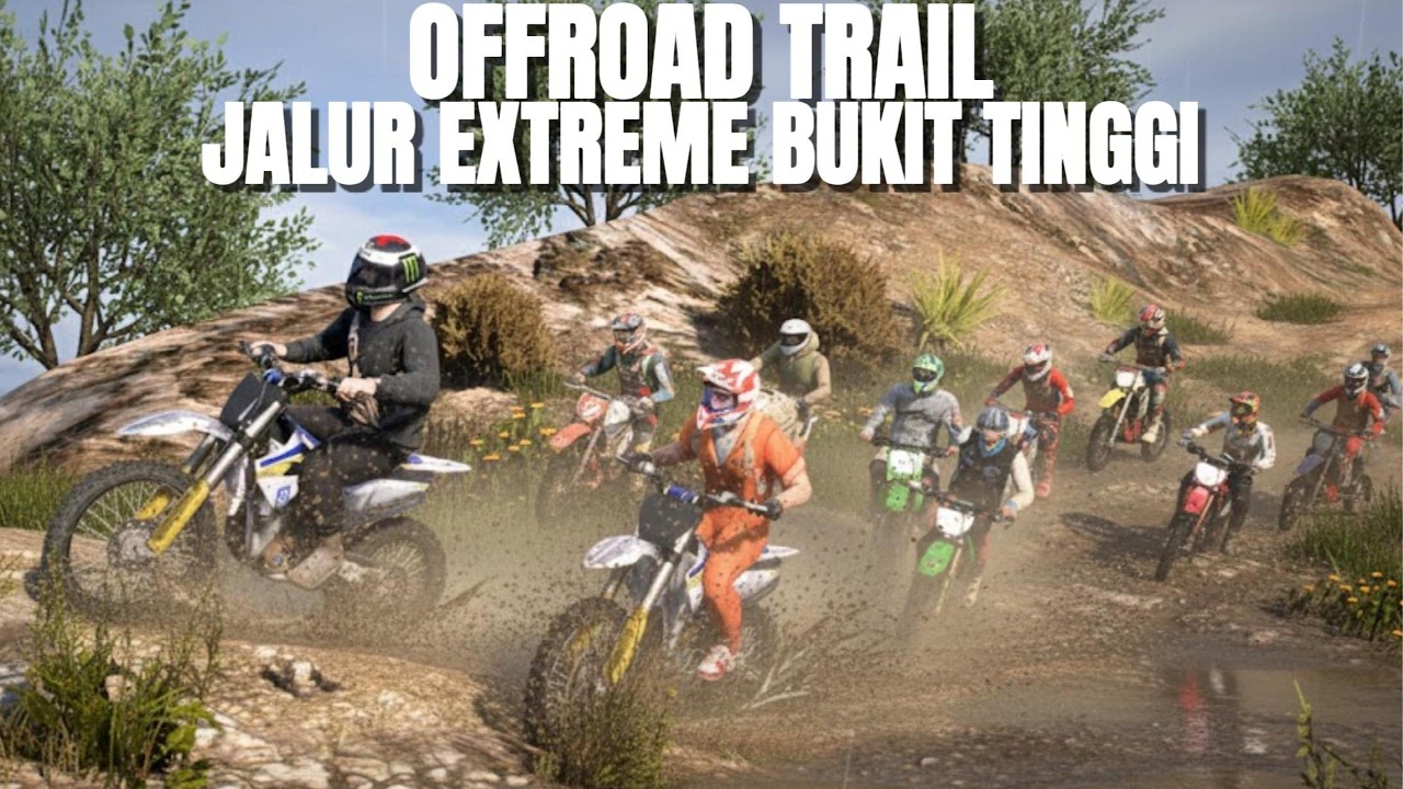 OFFROAD TRAIL JALUR EXTREME TAKLUKKAN BUKIT CURAM DAN SUNGAI BERBATU - GTA V ROLEPLAY