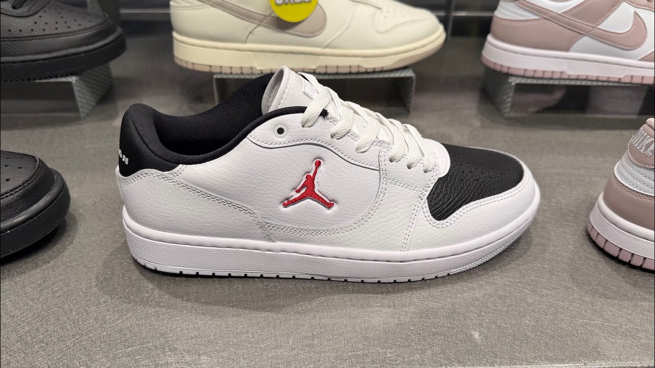 Jordan Court Connect Low (White/ Black) - Style Code: IQ5698-101