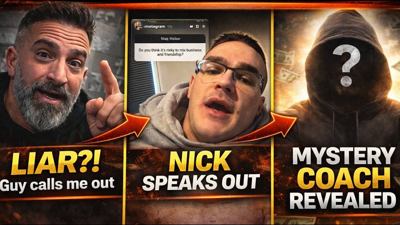 Guy Calls Me a LIAR + Nick SPEAKS OUT + MYSTERY COACH REVEALED