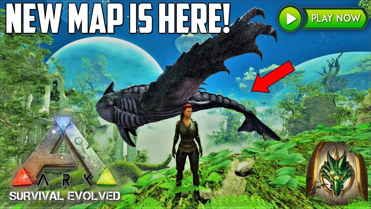 ARK *NEW* MAP IS HERE! - DRAGONPUNK - EXPLORE THE FLOATING ISLANDS!