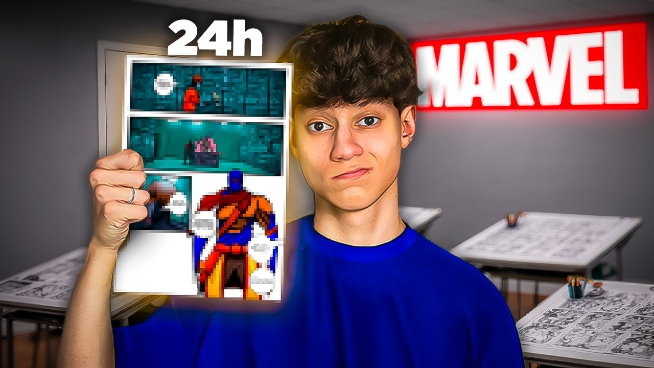 CRIEI UM QUADRINHO EM 24H