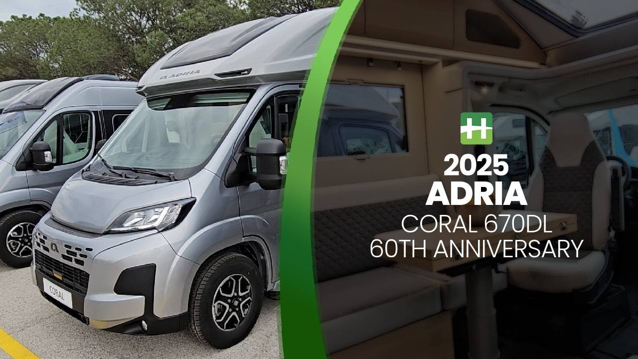 2025 Adria Coral 670DL 60-летний юбилей