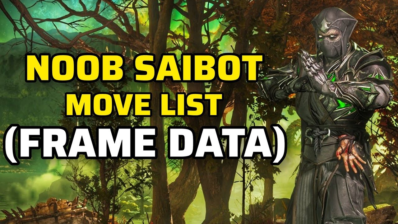 Mortal Kombat 1 | Noob Saibot All Move List (FRAME DATA) | All Special Moves