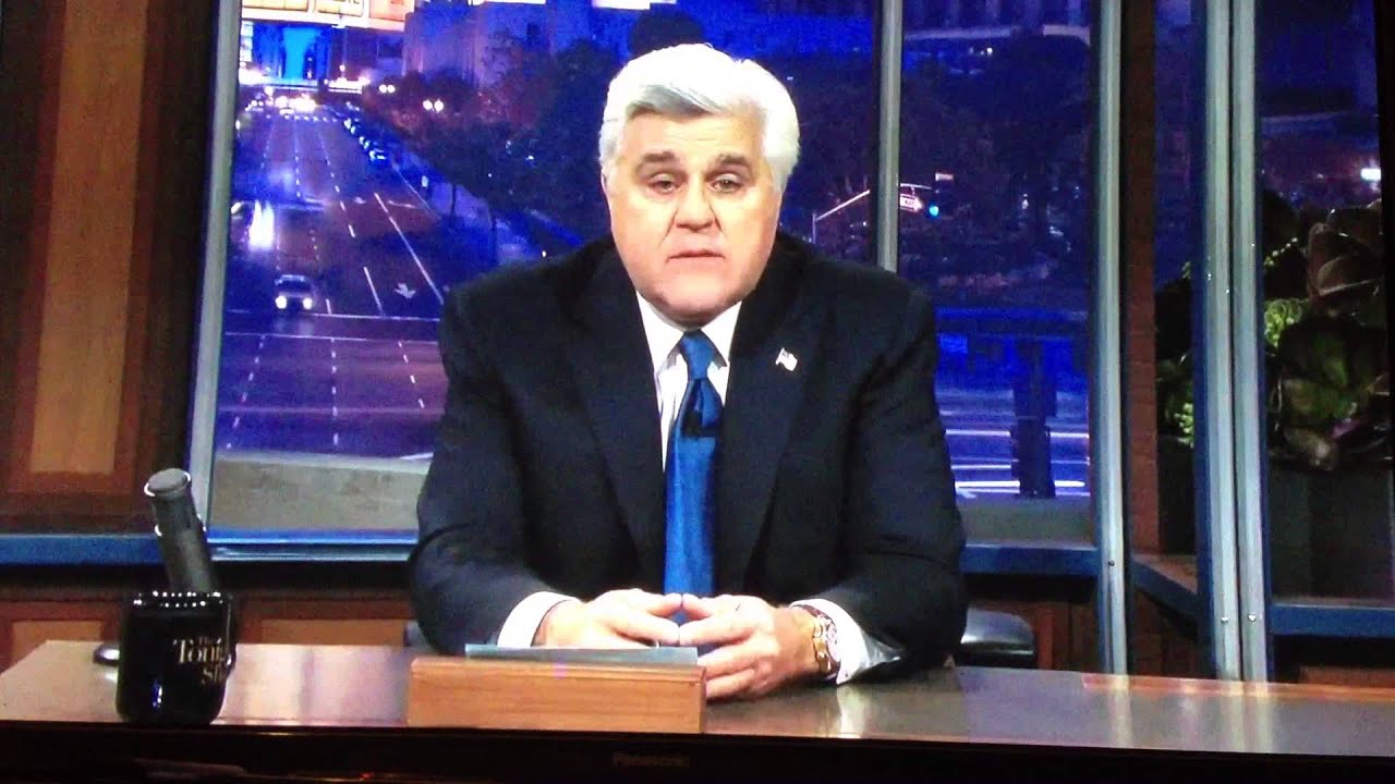 Jay Leno quotes Carson in a heartfelt goodbye.
