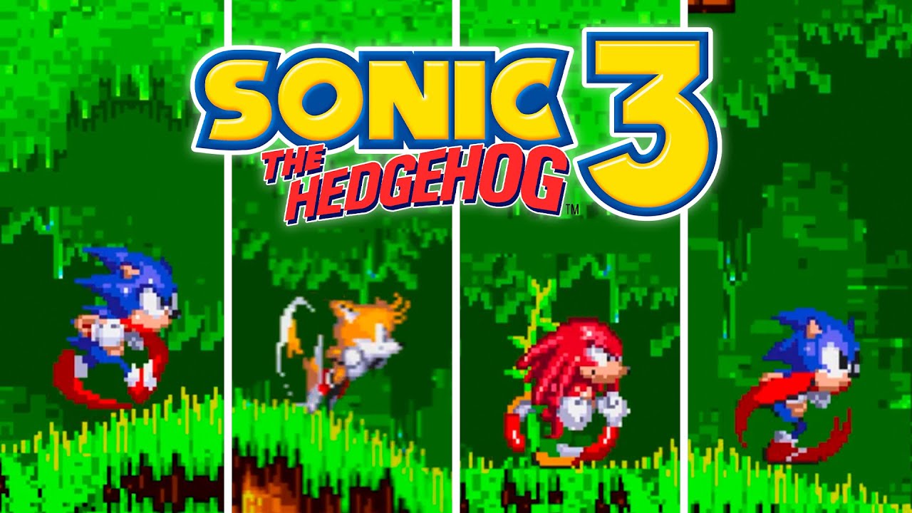 Sonic the Hedgehog 3 - Versions Comparison - Genesis, Windows 95, Saturn and Nintendo DS
