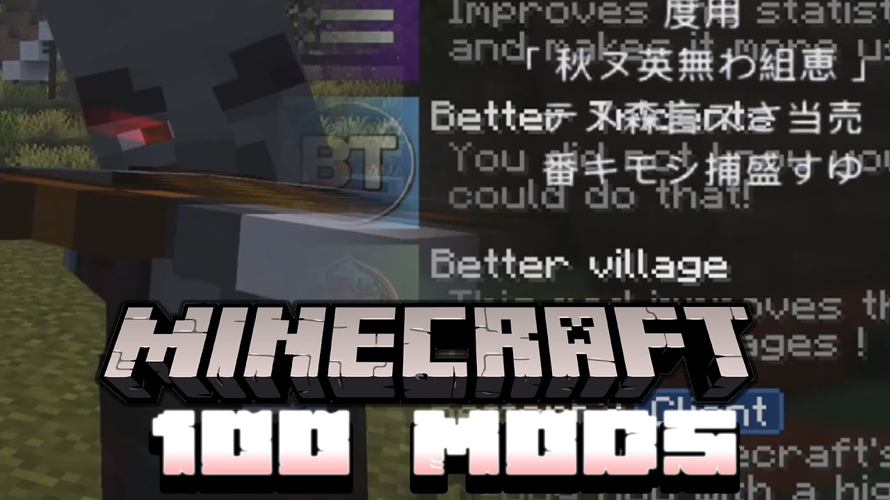 Beating Minecraft With 100 Mods(EP 1)