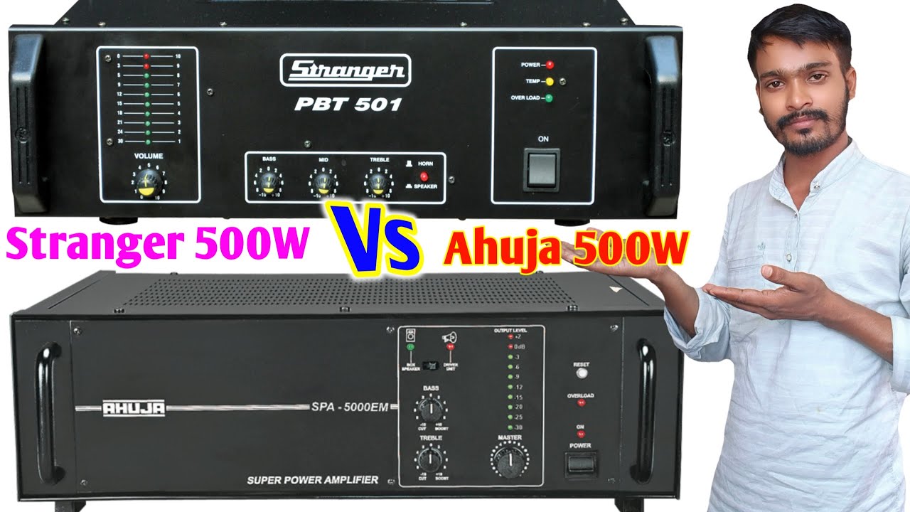 Ahuja 500W Vs Stranger 500W कौन ज्यादा दिन चलेगा । Full Details And Price । Ahuja SPA-5000EM