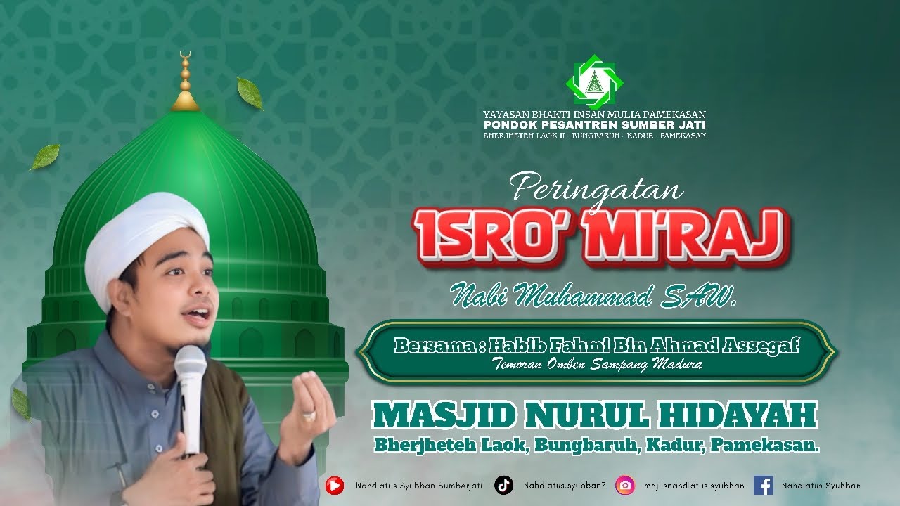 🔴LIVE PENGAJIAN UMUM DALAM RANGKA ISRO' MI'RAJ NABI MUHAMMAD SAW. || MASJID NURUL HIDAYAH