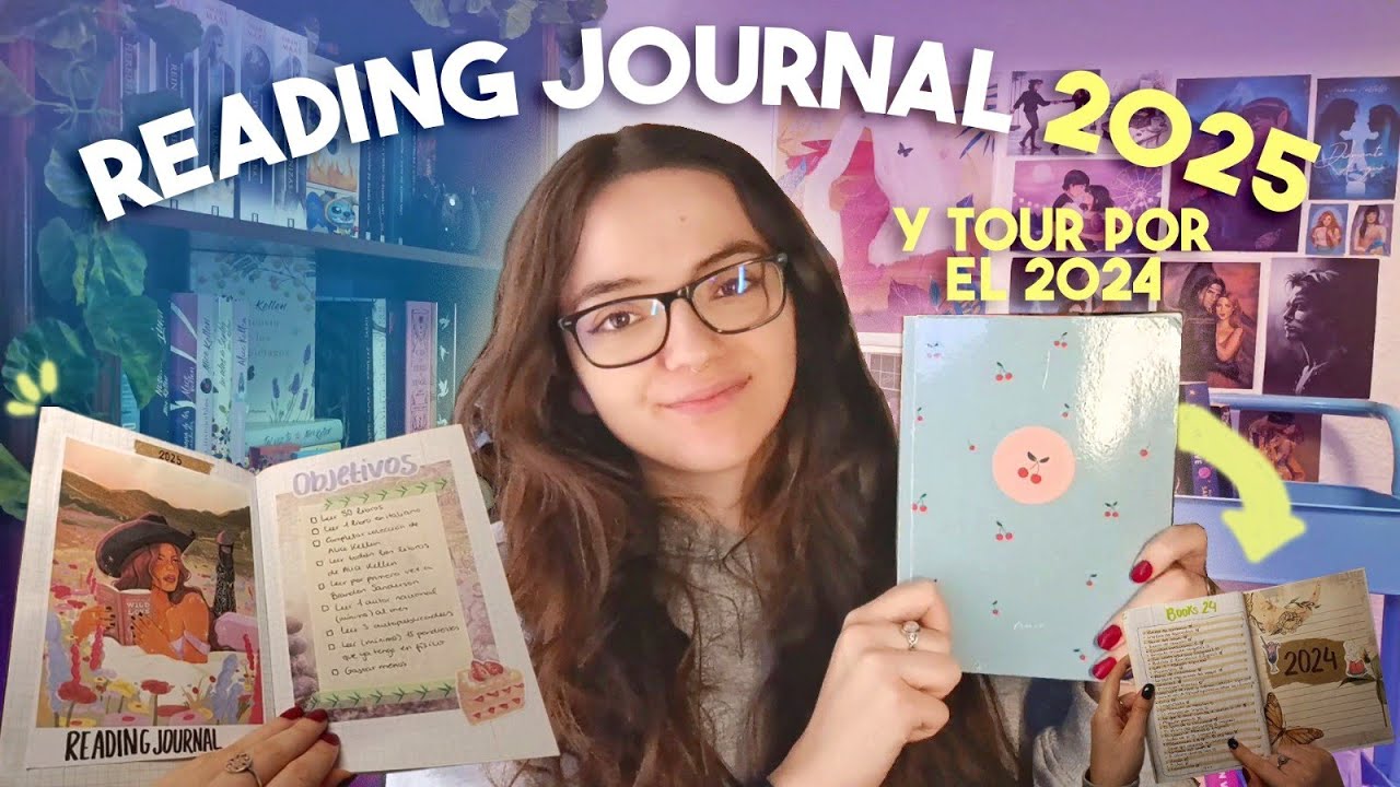 Tour por mi diario de lecturas 2024 y creación del 2025 📚🎨 Reading journal