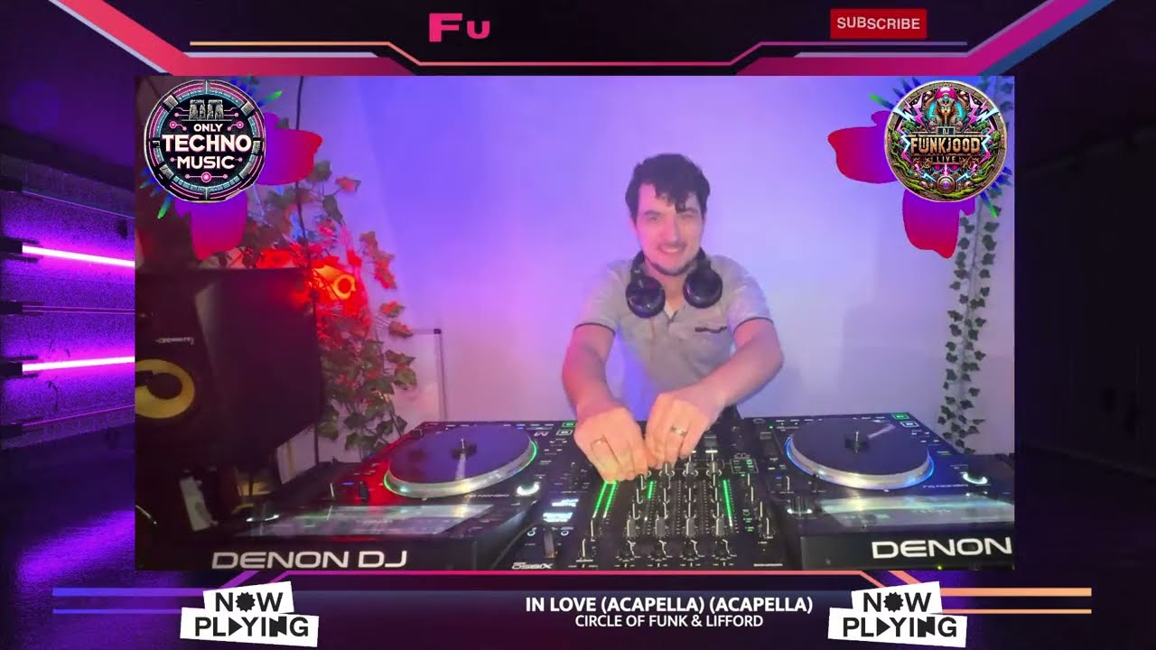 Live Radio Show - Psytech DJ Mix by FunkJood - Only Techno Music 019 Live every Sunday 18pm