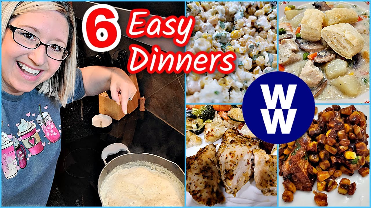 6 EASY WEIGHT WATCHERS DINNER IDEAS LOW POINT