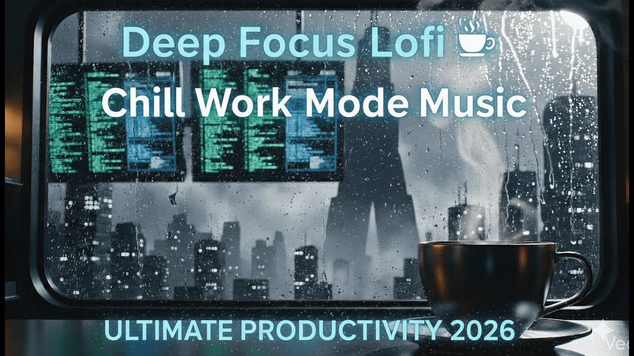 Work Mode Music: Calm Lofi Beats for Deep Focus and Stress Relief