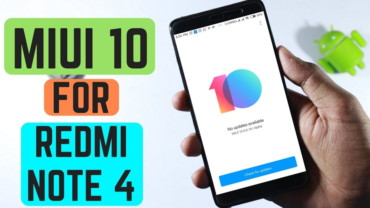 How to Install MIUI 10 on Redmi note 4💣