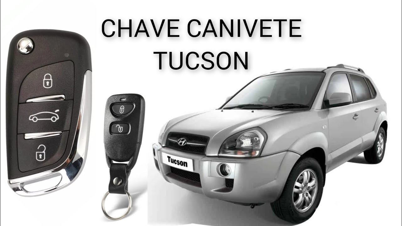 CHAVE CANIVETE HYUNDAI TUCSON 2007 A 2017 | CHAVEIRO ATUAL DIADEMA