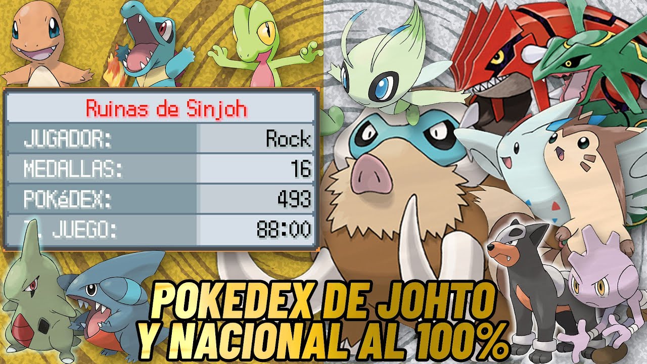 ¿Se puede completar toda la pokedex de pokemon pokemon oro heartgold y plata soulsilver?