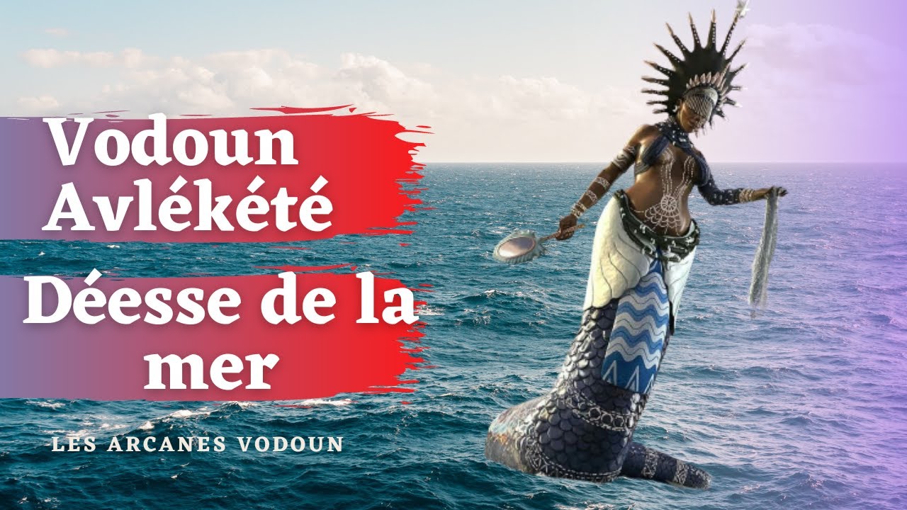 Vodoun avlekete, déesse de la mer vodou Agbe