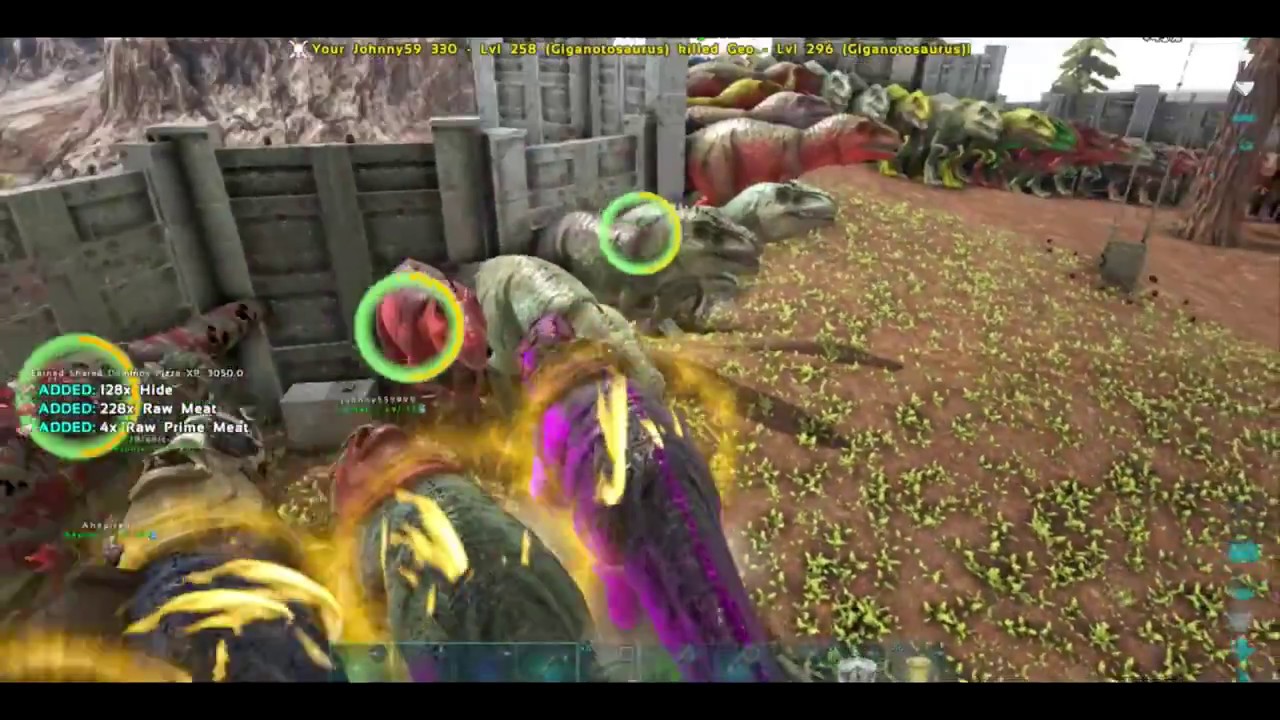 Meat Running PdD On Server 117 (ARK Official PS4 PvP)