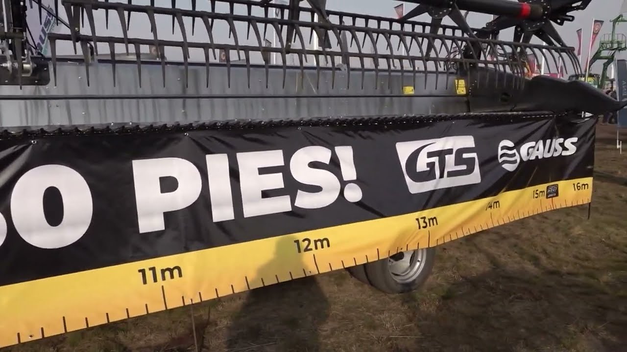Cabezal draper GTS distribuido en Argentina por Gauss