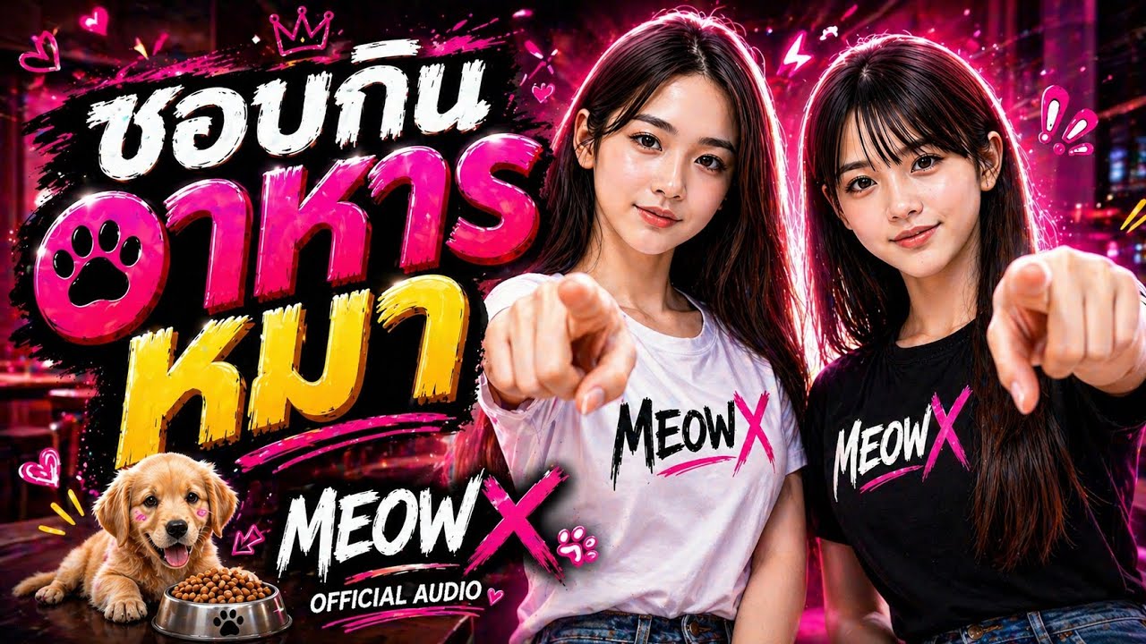 ชอบกินอาหารหมา – MEOWX [official MV] | เพลงฮาๆ ไวรัล TikTok 2026
