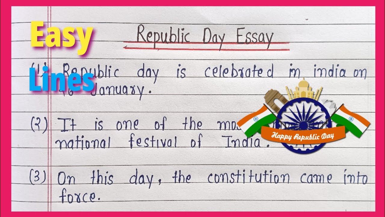Republic Day Essay | Easy 15 Lines | Class 6 to 12 All Students 