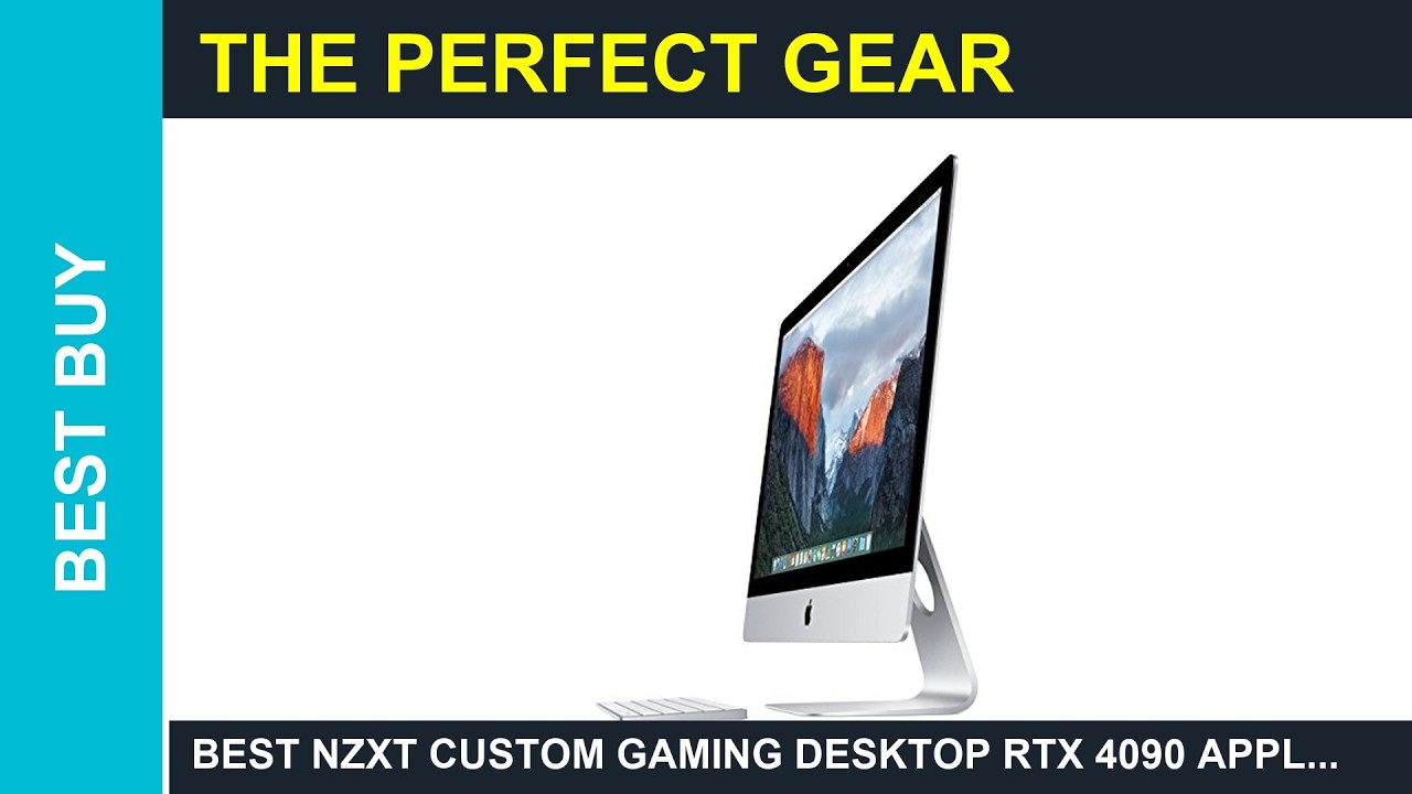 Najlepszy customowy komputer gamingowy NZXT z RTX 4090 kontra Apple iMac MK472LLA 27 cali Retina ...