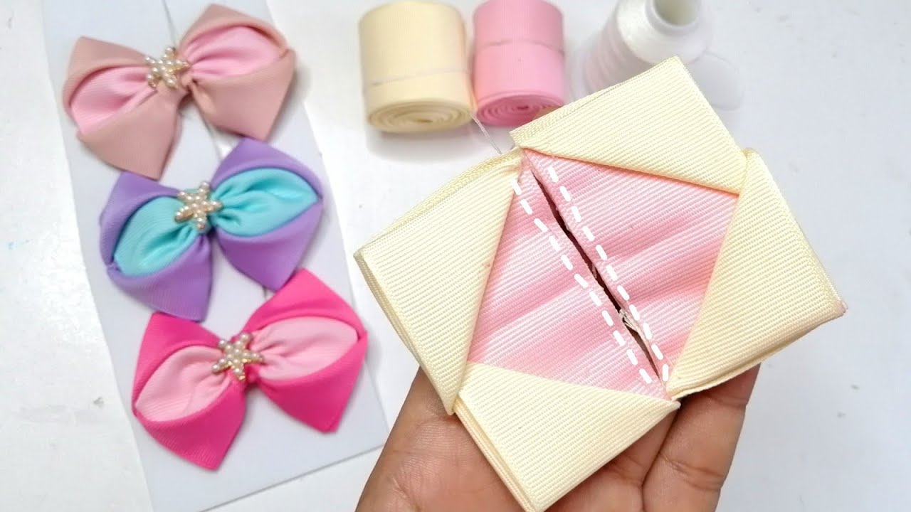 Moñitos elegantes y pequeños para niñas - laco guta - iris lima