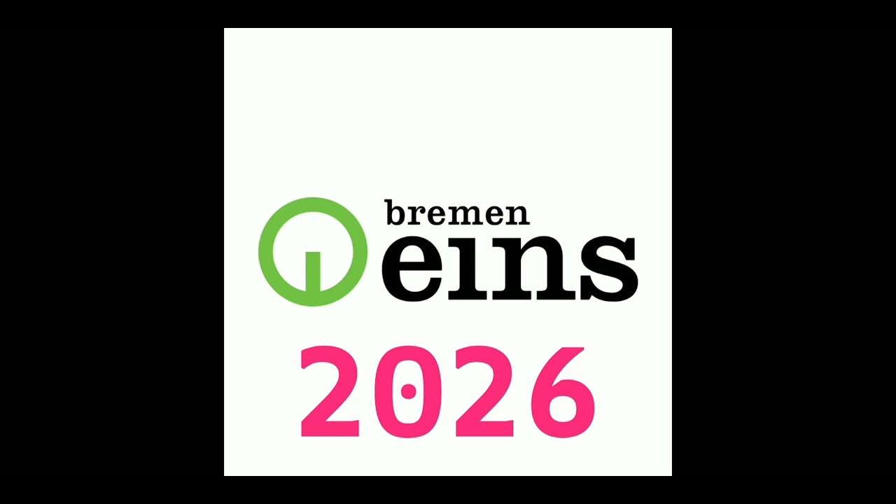 Bremen Eins (Brema, Niemcy) - Powitanie Nowego Roku (31.12.2025/01.01.2026)