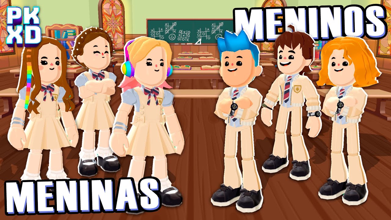 🌟 Meninas Contra Meninos no Internato Rosa dos Ventos do PK XD