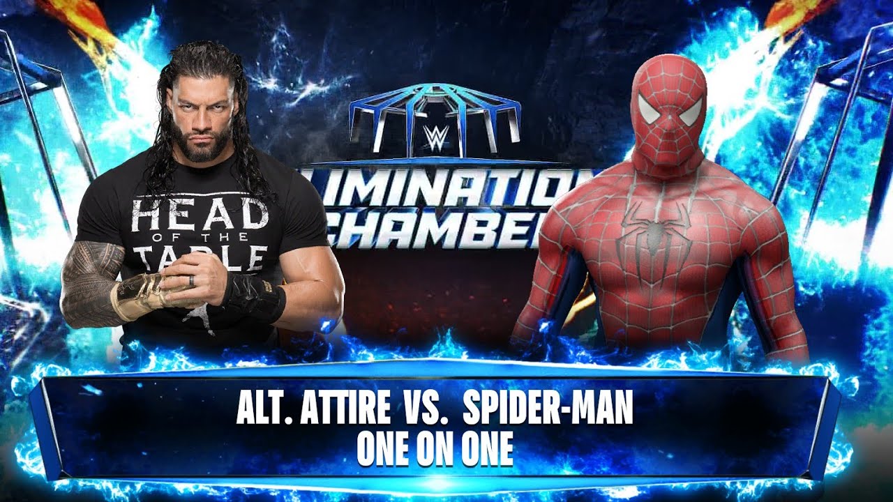 wwe New Video Roman Reigns Vs Spiderman Full Fight wwe2k24 ##wwe #usa #viral #kuwait #india #dubai