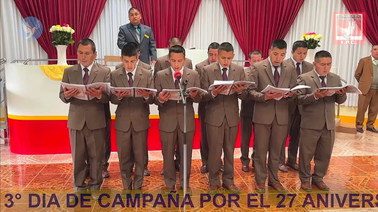 HIMNO:HAY UN PUEBLO CELESTIAL | CORO DE JOVENES HERMANOS IPC CAJAMARCA 27 ANIVERSARIO IPC BAMBAMARCA