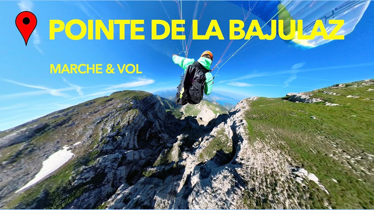 Parapente - Marche et vol 📍 Pointe de Bajulaz ➡️ Planfait express 🚂 - Vol 102 - 25 juin 2023