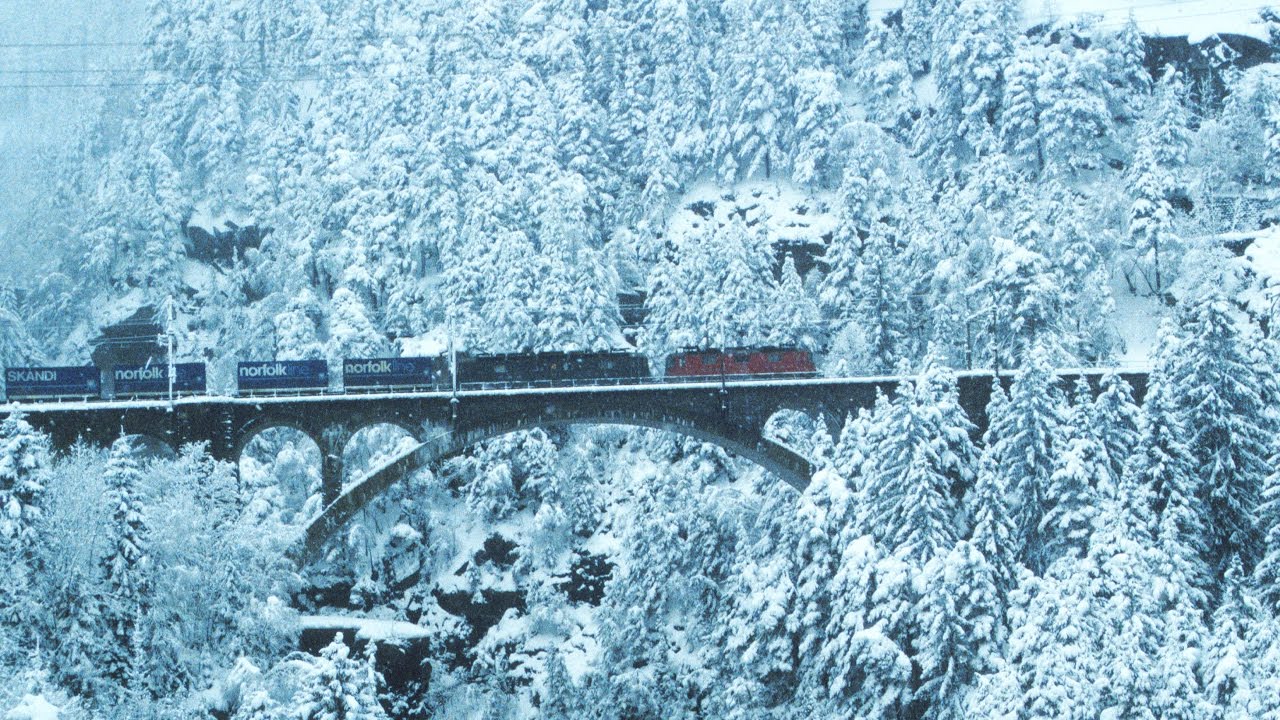 DVD 014 [SD] Gotthard Railway Wassen 2000 - BEST Classic WINTER SNOW North Ramp on YouTube