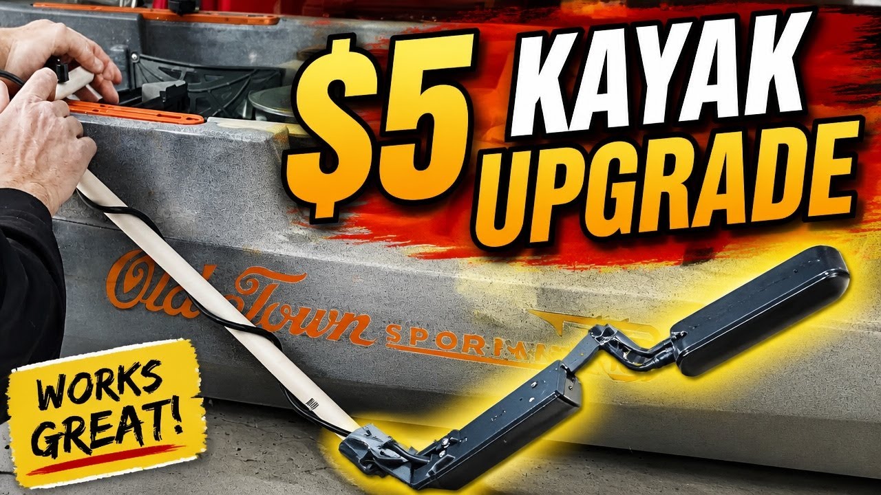 $5 Kayak Transducer Arm, SIMPLE!