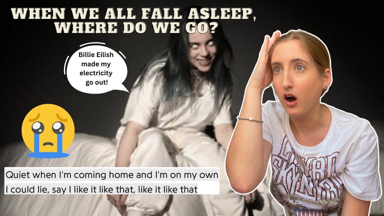 Billie Eilish WHEN WE ALL FALL ASLEEP, WHERE DO WE GO? Reaction 😱😭 #billieeilish #musicreactions