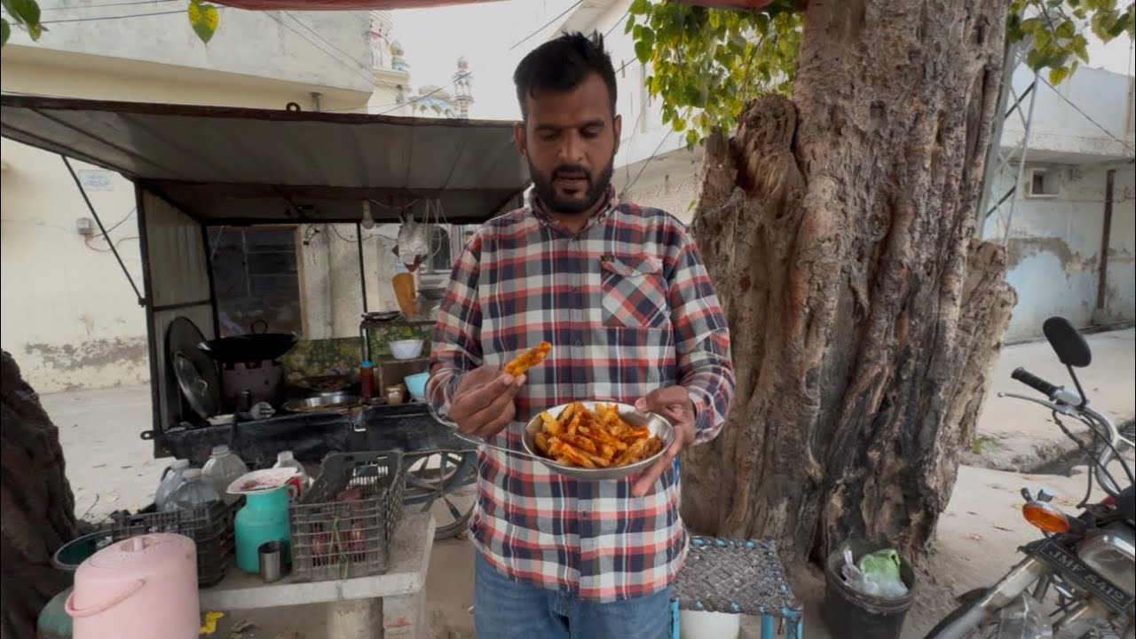 Village Chips Stall in Punjab Pakistan 